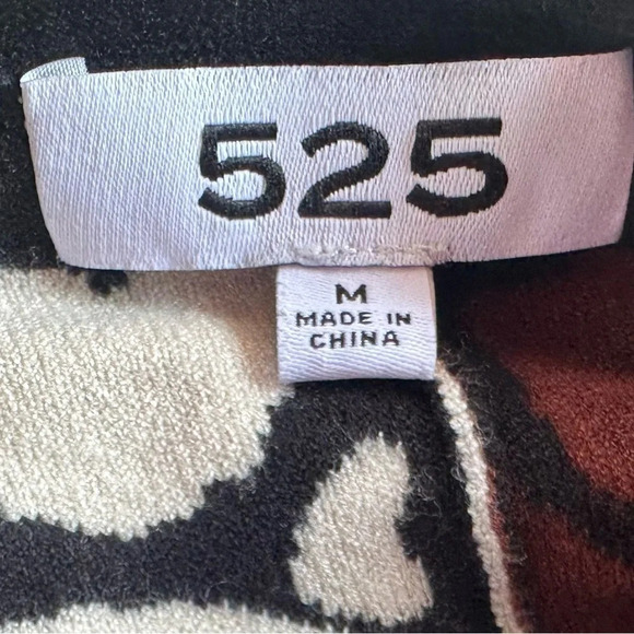 525 Womens Mixed Leopard Cardigan Sweater Size M - Picture 7 of 11